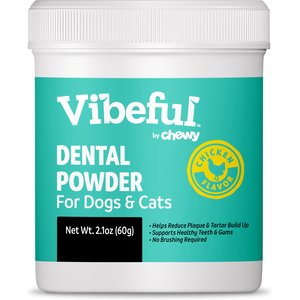 Vibeful Dental Health Powder Supplement for Dogs & Cats, 60 g
