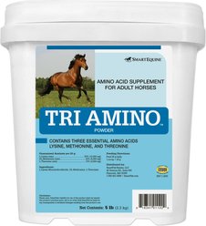 SmartEquine Tri-Amino Amino Acid Powder Horse Supplement, 5-lb bucket