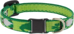 LupinePet St. Patricks Day Adjustable Breakaway Buckle Safety Nylon Cat Collar, Lucky Gnomes, 8 to 12-in neck, 1/2-in wide