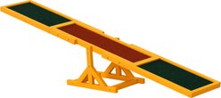 PawHut Wooden Weather Resistant Dog Agility Seesaw for Training & Exercise, Natural Wood, 70.75 x 11.75 x 11.75-in