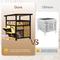 Show in main carousel: TIMHAKA Outdoor Weatherproof Cat House, Black & Yellow slide 4 of 8