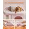 Show in main carousel: FEANDREA 39.8-in Heavy-Duty Plush Cat Tree Tower & Condo with Large Perch, 2 Cat Caves & Scratching Post, X-Large, Jelly Pink slide 3 of 7