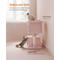Show in main carousel: FEANDREA 39.8-in Heavy-Duty Plush Cat Tree Tower & Condo with Large Perch, 2 Cat Caves & Scratching Post, X-Large, Jelly Pink slide 7 of 7