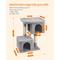 Show in main carousel: FEANDREA 39.8-in Heavy-Duty Plush Cat Tree Tower & Condo with Large Perch, 2 Cat Caves & Scratching Post, X-Large, Light Gray slide 6 of 9