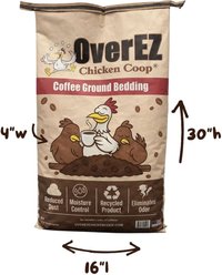 OverEZ Coffee Ground Chicken Bedding, 30-lb slide 2 of 9