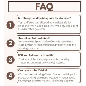 OverEZ Coffee Ground Chicken Bedding, 30-lb