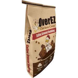 OverEZ Coffee Ground Chicken Bedding, 30-lb