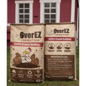 OverEZ Coffee Ground Chicken Bedding, 30-lb
