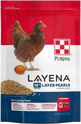Purina Layena Pearls 16% Protein Chicken Feed, 6-lb bag