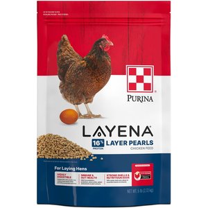 Purina Layena Pearls 16% Protein Chicken Feed, 6-lb bag