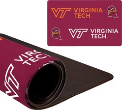 ShopInstaPets Virginia Tech Hokies Dog Placemat, Maroon, 18 x 29-in