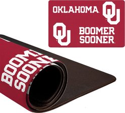 ShopInstaPets Oklahoma Sooners Dog Placemat, Crimson, 18 x 29-in