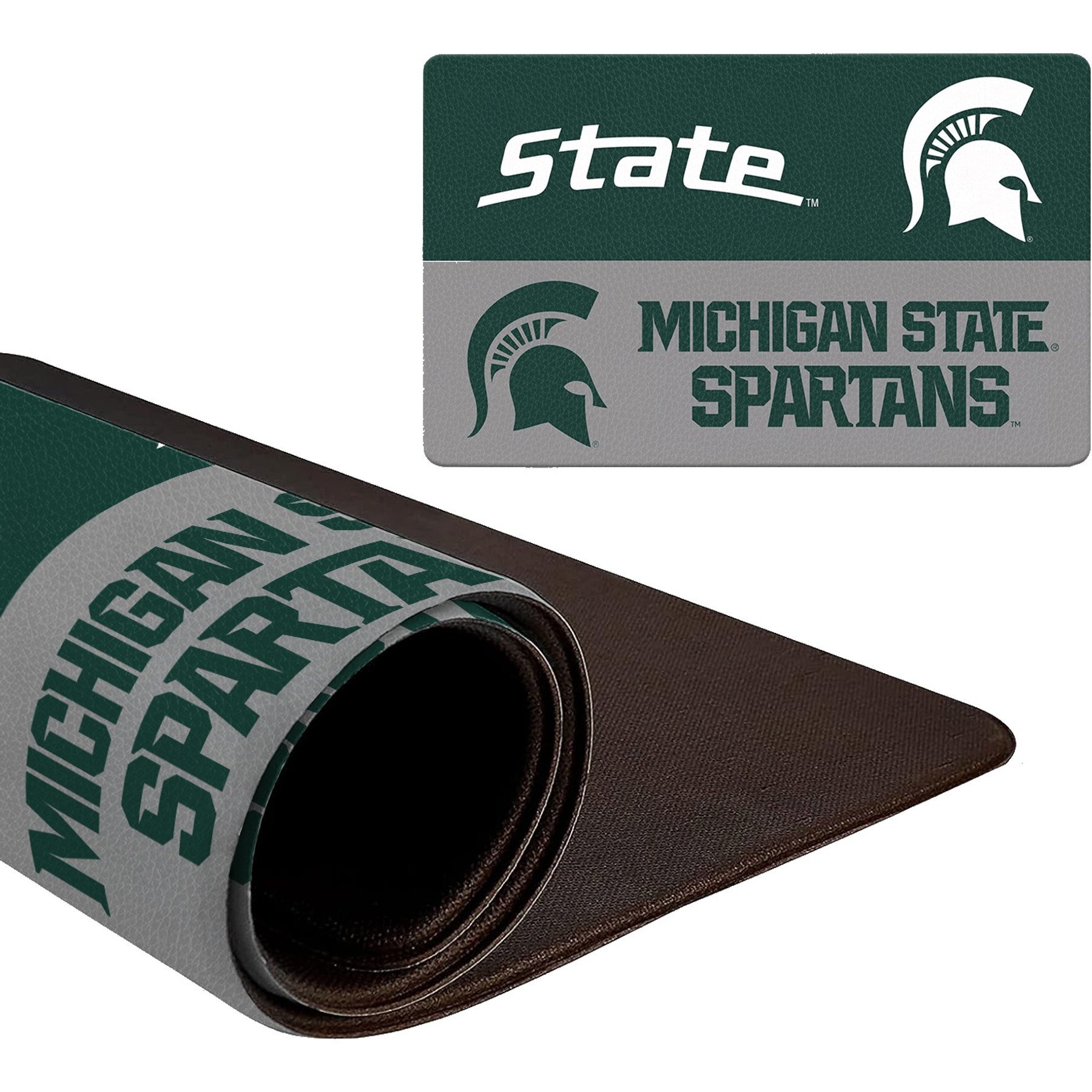 ShopInstaPets NCAA Dog Bowl Placemat, Michigan State Spartans