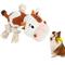 Show in main carousel: FUUFOME Cow Squeaky Interactive Plush Dog Toy slide 1 of 6