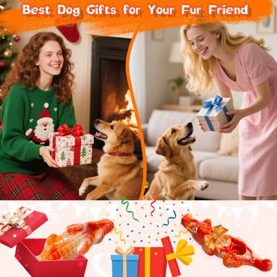 Show full view: FUUFOME Indestructible Crocodile Milk Flavored Dog Toy slide 8 of 9