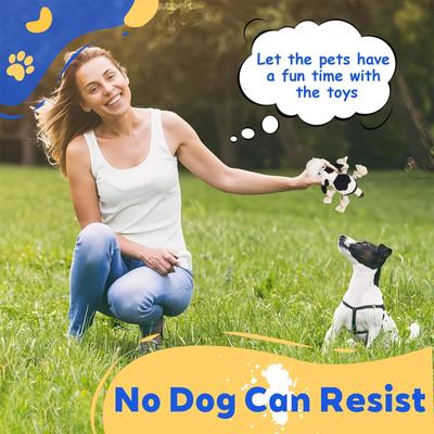 Show full view: FUUFOME Plush Cow Rope Dog Toy slide 6 of 8