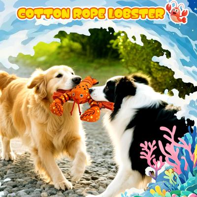 Show full view: FUUFOME Plush Squeaky Lobster Dog Toy slide 3 of 8