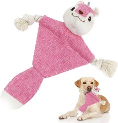FUUFOME Squeaky No-Stuffing Rope Dog Toy