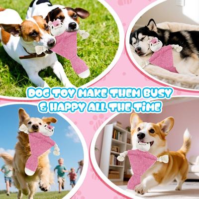 Show full view: FUUFOME Squeaky No-Stuffing Rope Dog Toy slide 5 of 7