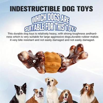 Show full view: FUUFOME Durable Bacon-Flavored Dog Chew Toy slide 8 of 9