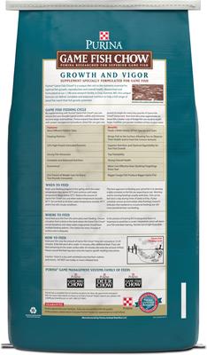 Show full view: Purina Animal Nutrition Game Fish Chow Food, 50-lb bag slide 2 of 2