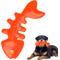 Show in main carousel: FUUFOME Durable Nylon Fishbone Bacon Flavored Chew Dog Toy slide 1 of 7