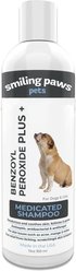 Smiling Paws Pets Itch Relief Oatmeal Flea Dog Shampoo, Light Cucumber Scent, 12-fl oz bottle
