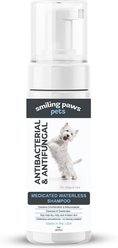 Smiling Paws Pets Antibacterial & Antifungal Medicated Dog & Cat Waterless Shampoo, 7-fl oz bottle