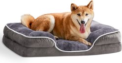 Zeus & Ruta Washable Dog Bed, Grey, X-Large