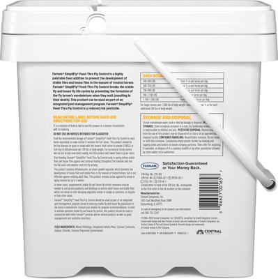 Show full view: Farnam SimpliFly Feed-Thru Fly Control Pellets Horse Supplement, 10-lb bucket slide 9 of 12