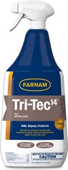 Farnam Tri-Tec 14 Fly Repellent for Horses, 32-fl oz spray bottle