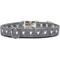 Show in main carousel: Zaley Designs Gray Hearts Adjustable Cotton Dog Collar, X-Small slide 2 of 4
