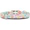 Show in main carousel: Zaley Designs Conversation Hearts Adjustable Cotton Dog Collar, White, Large slide 3 of 5