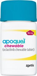 Apoquel (oclacitinib CHEWABLE tablet) CHEWABLE for Dogs, 16mg, 60 tablets