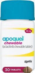 Apoquel (oclacitinib CHEWABLE tablet) CHEWABLE for Dogs, 16mg, 30 tablets