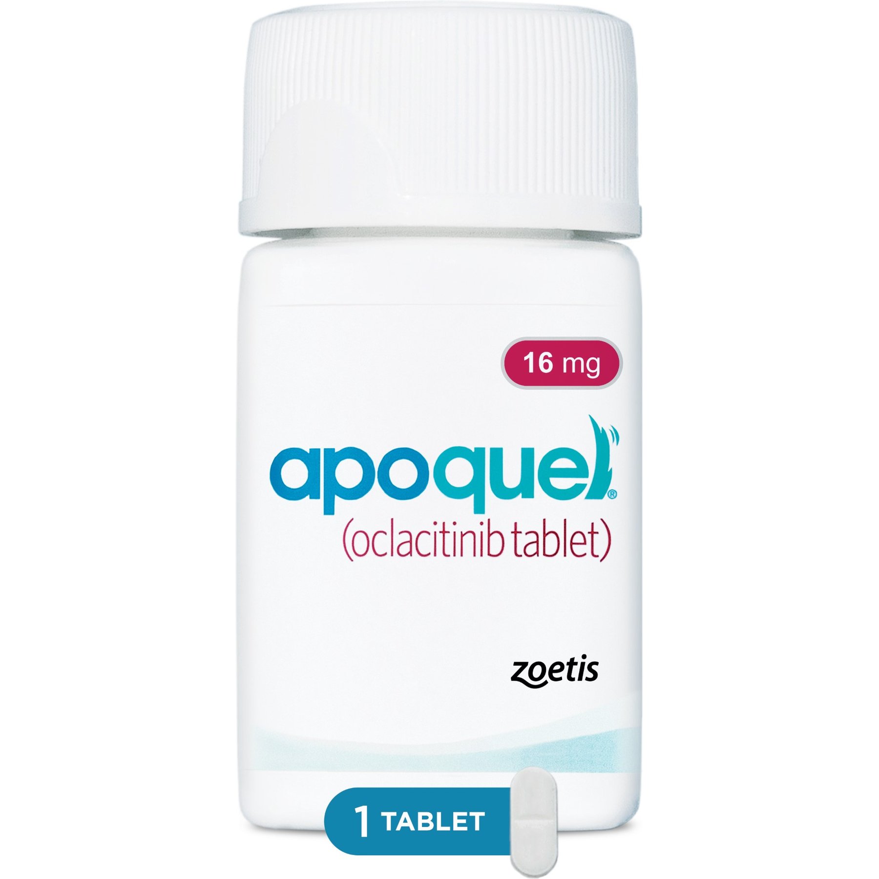 Apoquel (oclacitinib) TABLETS for Dogs, 16-mg, 30 tablets