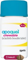 Apoquel (oclacitinib CHEWABLE tablet) CHEWABLE for Dogs, 16mg, 1 tablet