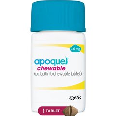 Apoquel (oclacitinib chewable tablet) Chewable for Dogs, 3.6mg, 1 tablet
