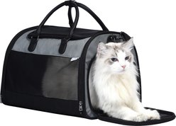 Pet Marvel Soft-Sided Sling Dog & Cat Travel Carrier Bag, Medium, Grey
