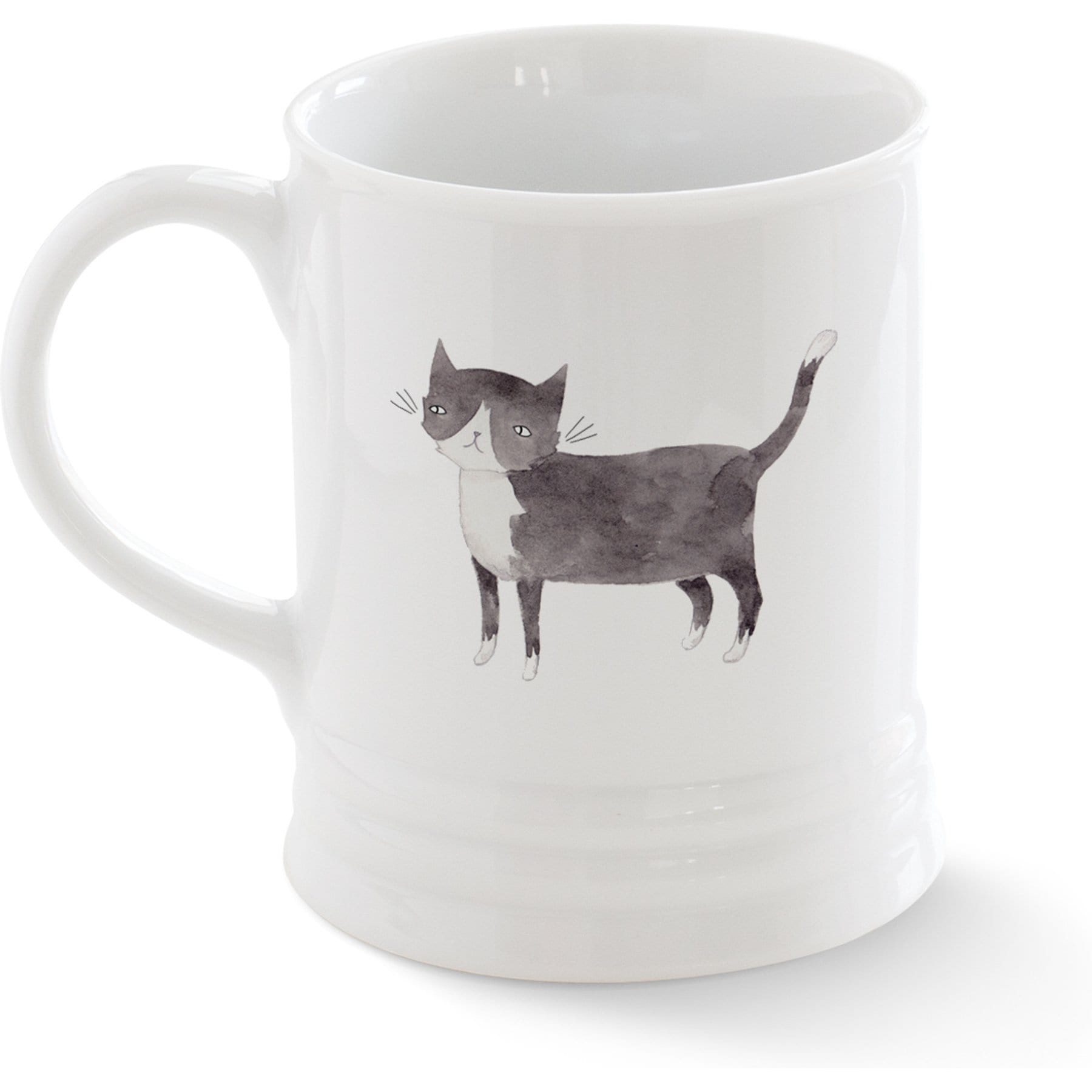 Fringe Studio Cat Georgia Dishwasher & Microwave Coffee Mug, Multicolor, 3.5 x 4.25-in