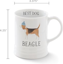 Fringe Studio Beagle Georgia Dishwasher & Microwave Safe Coffee Mug, Multicolor, 3.5 x 4.25-in slide 2 of 2