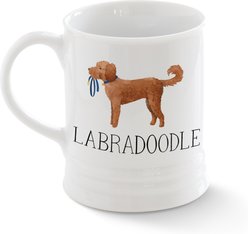 Fringe Studio Labradoodle Georgia Dishwasher & Microwave Safe Coffee Mug, Multicolor, 3.5 x 4.25-in