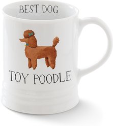 Fringe Studio Poodle Georgia Dishwasher & Microwave Safe Coffee Mug, Multicolor, 3.5 x 4.25-in