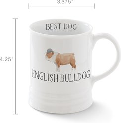 Fringe Studio English Bulldog Georgia Dishwasher & Microwave Safe Coffee Mug, Multicolor, 3.5 x 4.25-in slide 2 of 2