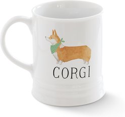 Fringe Studio Corgi Georgia Dishwasher & Microwave Safe Coffee Mug, Multicolor, 3.5 x 4.25-in