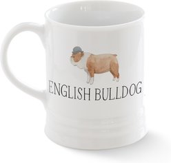 Fringe Studio English Bulldog Georgia Dishwasher & Microwave Safe Coffee Mug, Multicolor, 3.5 x 4.25-in