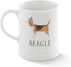 Fringe Studio Beagle Georgia Dishwasher & Microwave Safe Coffee Mug, Multicolor, 3.5 x 4.25-in