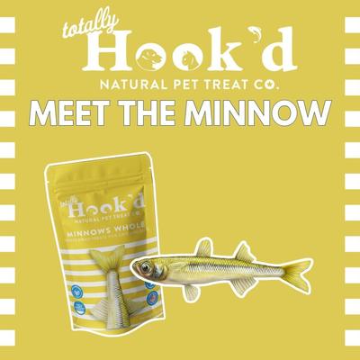 Show full view: Totally Hook'd Minnow Dehydrated Dog & Cat Treats, 1-oz bag slide 7 of 7