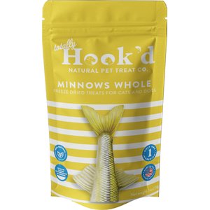 Totally Hook'd Minnow Freeze-Dried Dog & Cat Treats, 1-oz bag