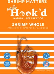 Totally Hook'd Shrimp Freeze-Dried Dog & Cat Treats, 2-oz bag slide 2 of 5
